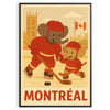 joy hockey space vibrant kid elephant poster Montréal delightful design bold red green eye measures young fans room today available