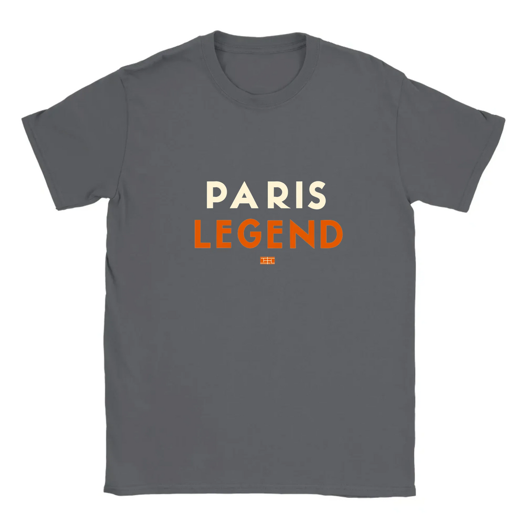 Image Dark Grey de Tshirt Tennis Paris Legend