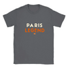 Image Dark Grey de Tshirt Tennis Paris Legend