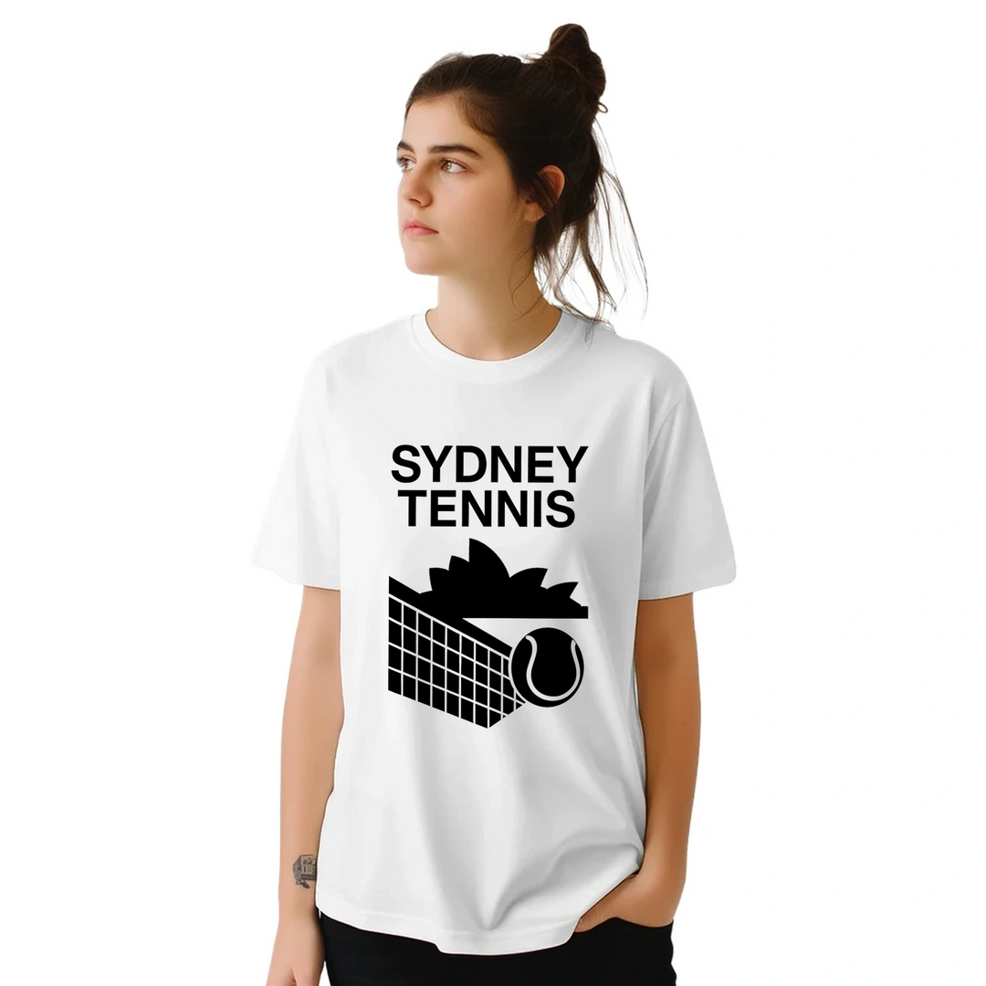 Image White de Sydney Tennis Tshirt 7 [color:white] [view:front]