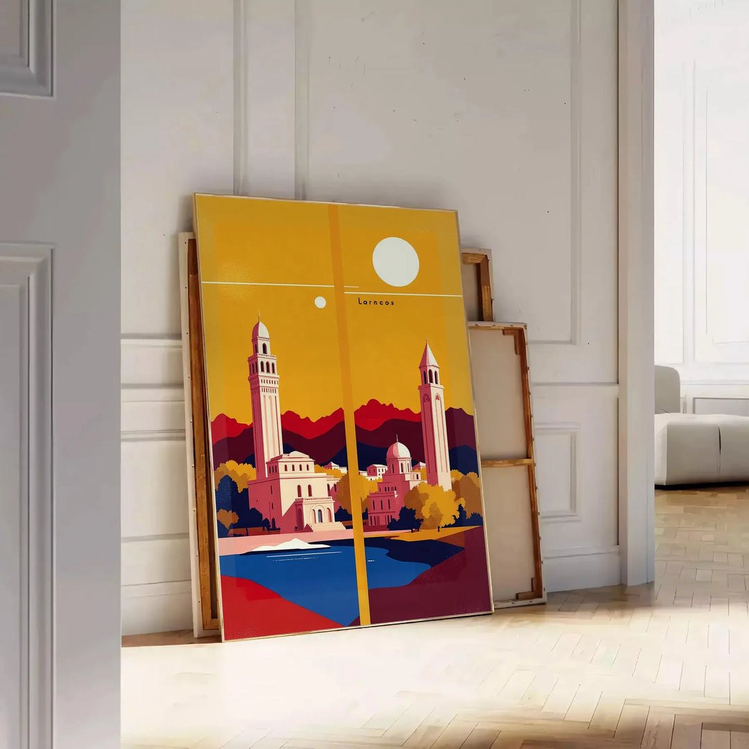 Image supplémentaire de Larnaca Cyprus Art Déco Vintage Poster