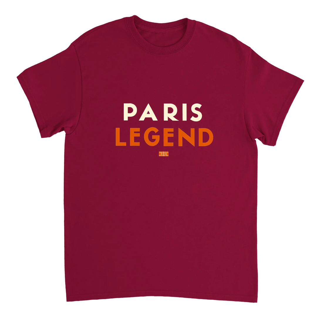 T-shirt T - shirt exclusif Tennis Paris Legend parfait passionnés style design unique esprit légendaire occasion le tailles S M L XL XXL
