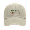 Image Sand de Vintage Cap Paris Tennis 1 - Embroidered Design