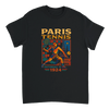 T-shirt time vintage 1924 Paris tennis t shirt unique tee whimsical cartoon design spirit classic sportsmanship lovers enthusiasts yours today effortless style comfort premium cotton durability