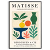 Poster Matisse Papiers Découpés con design bianco e arancione, disponibile in diverse dimensioni, ideale per arredare con art