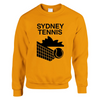 シドニー テニス セーターは、快適さとスタイルを兼ね備えたユニセックスのスウェットシャツです。柔らかいコットンとポリエステルのブレンドで作られ、プラッシュな感触を提供します。