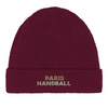 Image Burgundy de Beanie Paris Handball 2  - Cotton Bio, Embroidered Design