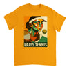 Image Gold de Paris Cubist Tennis Tshirt [color:gold] [view:front]