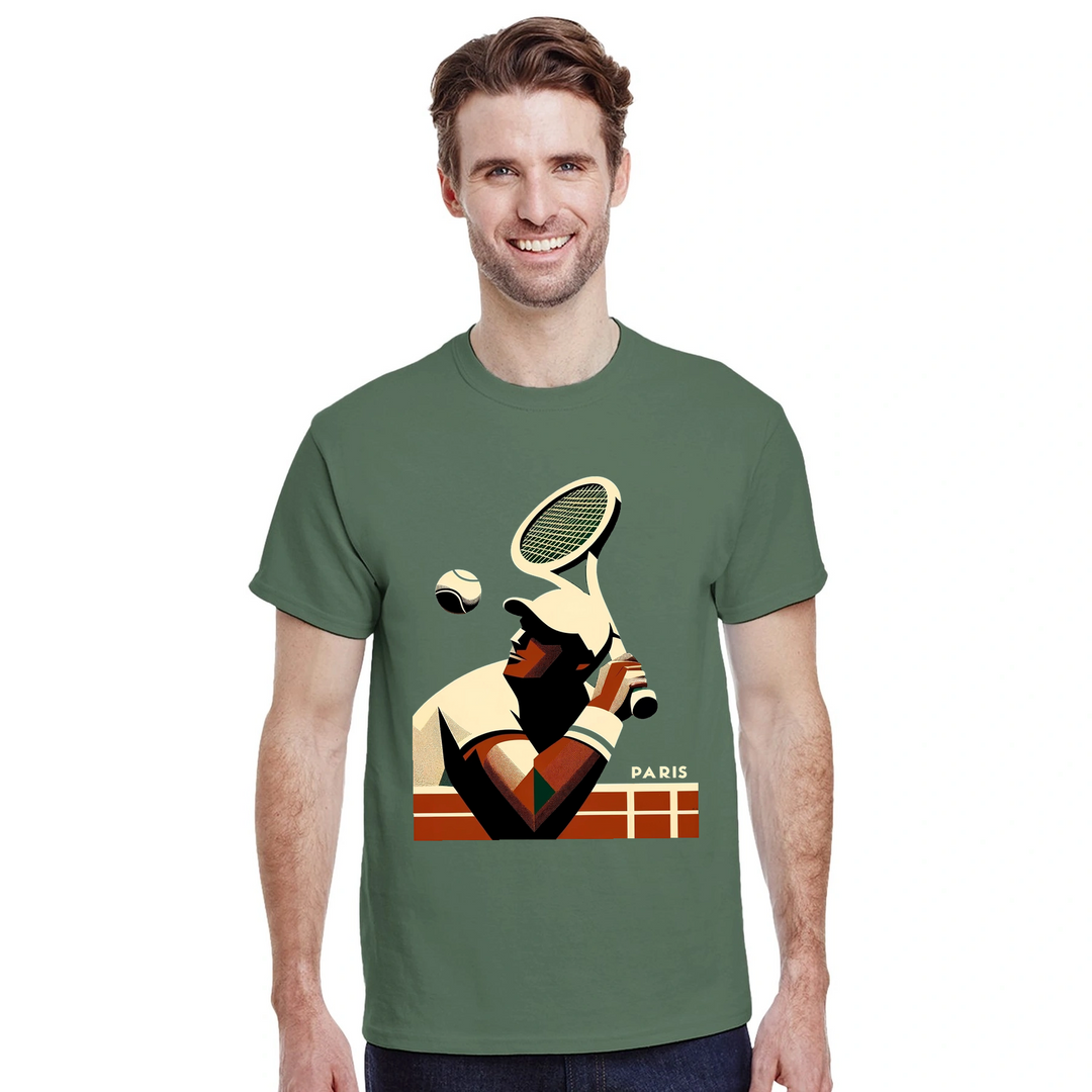 T-shirt de ténis elegante em tecido suave e respirável, ideal para treinos ou saídas casuais. Disponível nos tamanhos S, M, L