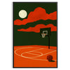 Poster vintage di basket 