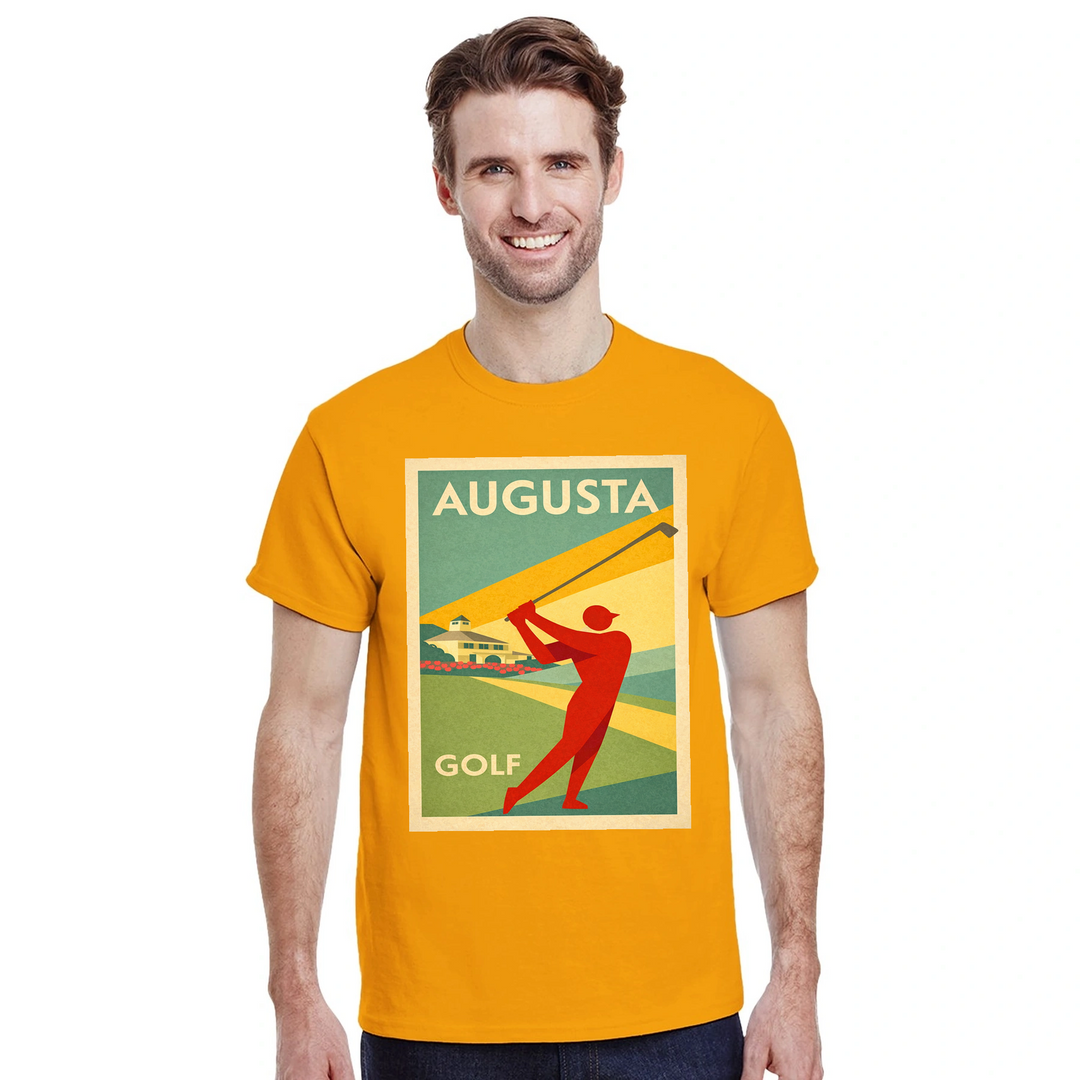 Camiseta com um gráfico do Augusta National Golf Club