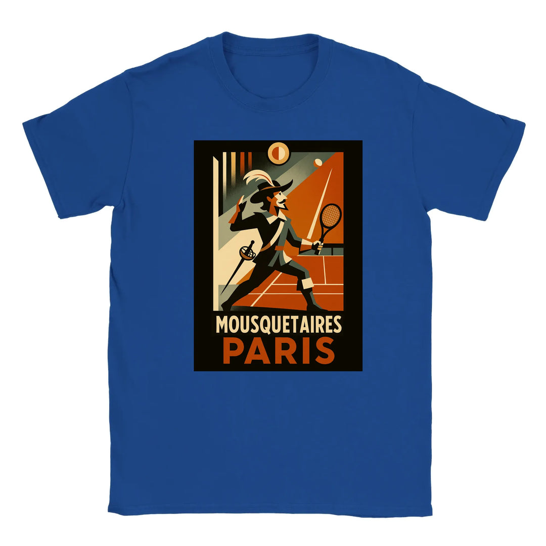Image Navy de Mousquetaires Paris Tennis Tshirt