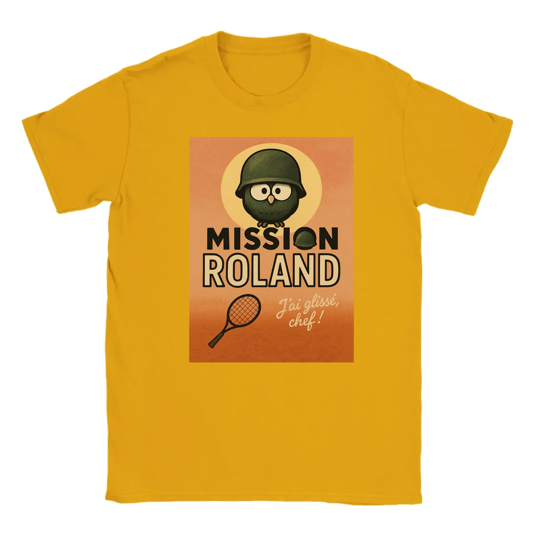 Image Gold de Mission Roland Tennis Tshirt 3