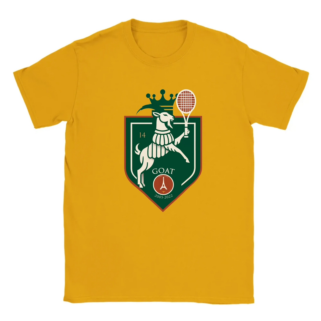 Koszulka z motywem Rafaela Nadala, idealna dla fanów tenisa. Stylowy design, doskonała na casualowe wyjścia i mecze tenisowe