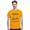Stilīgs Parīzes tenisa T-krekls, kas apvieno komfortu un eleganci, ideāli piemērots tenisa entuziastiem un Parīzes mīļotājiem
