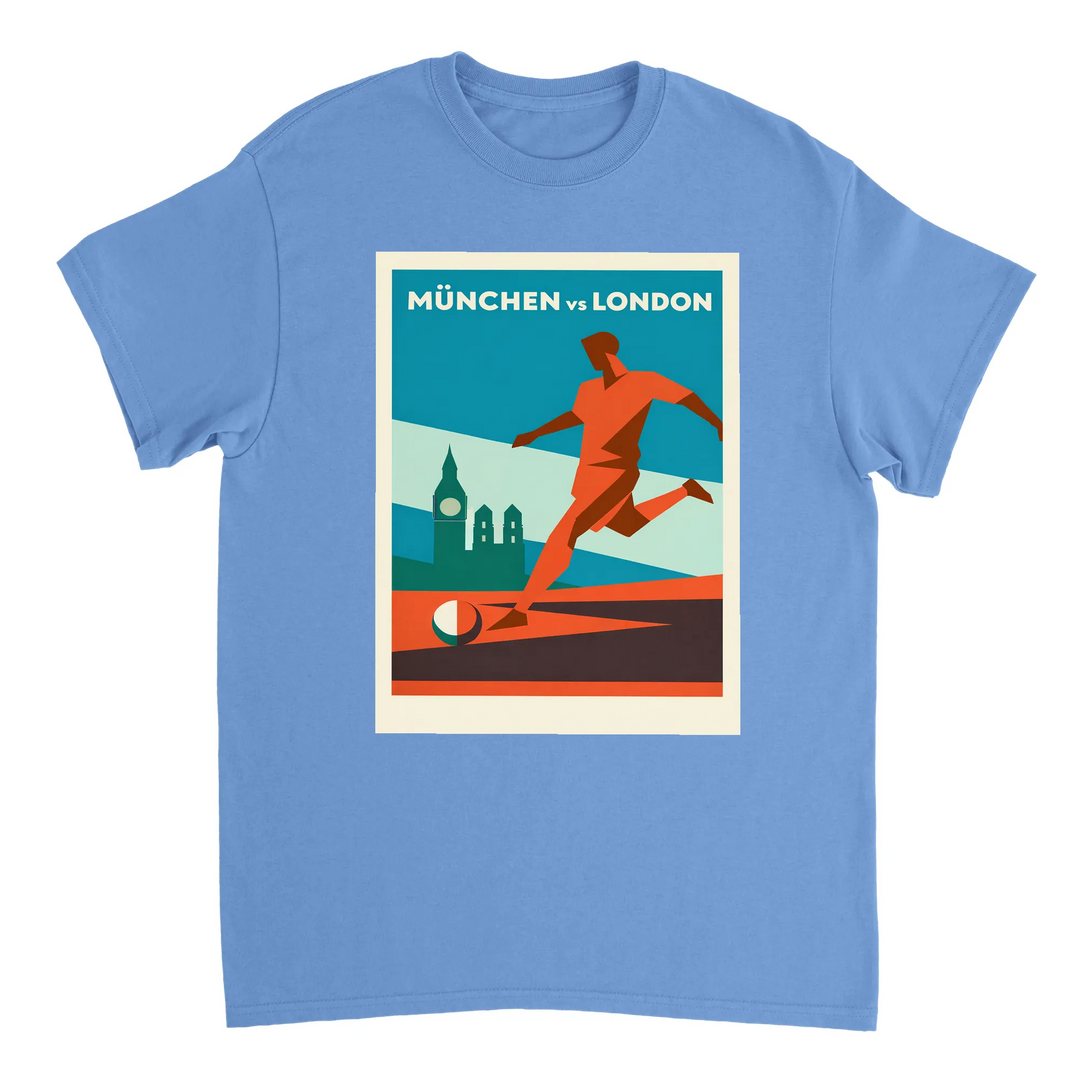 Image Light Blue de Munich Germany Football Tshirt [color:light-blue] [view:front]