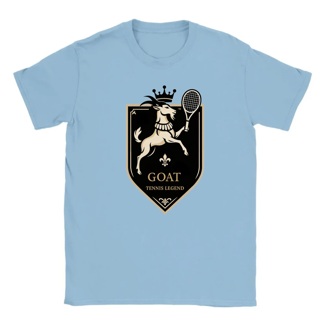 Image Light Blue de Tshirt Tennis Legend GOAT2