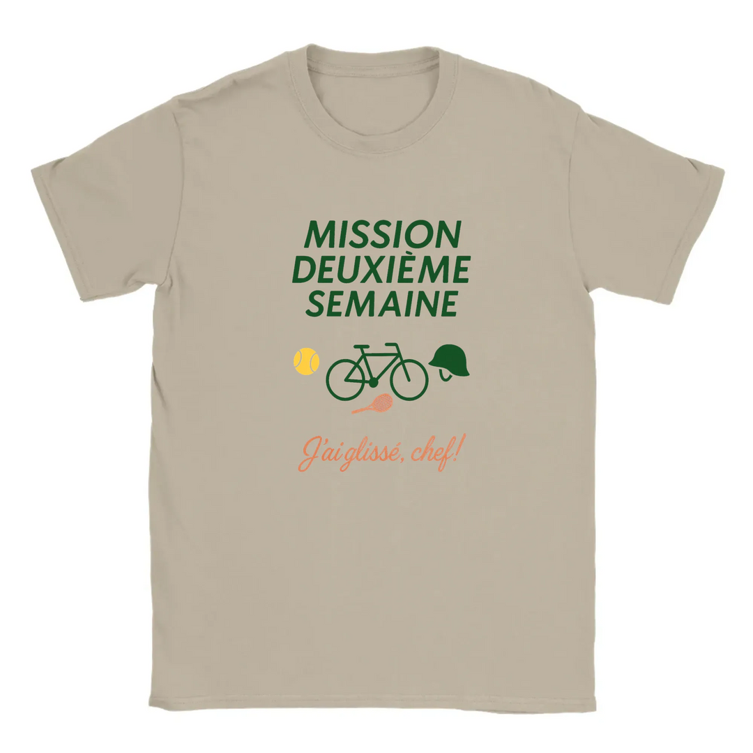 Image Sand de Mission 2eme Semaine Tennis Tshirt 2