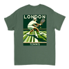 Koszulka tenisowa London z unikalnym wzorem, idealna dla fanów tenisa. Dostępna w rozmiarach S, M, L, XL, XXL