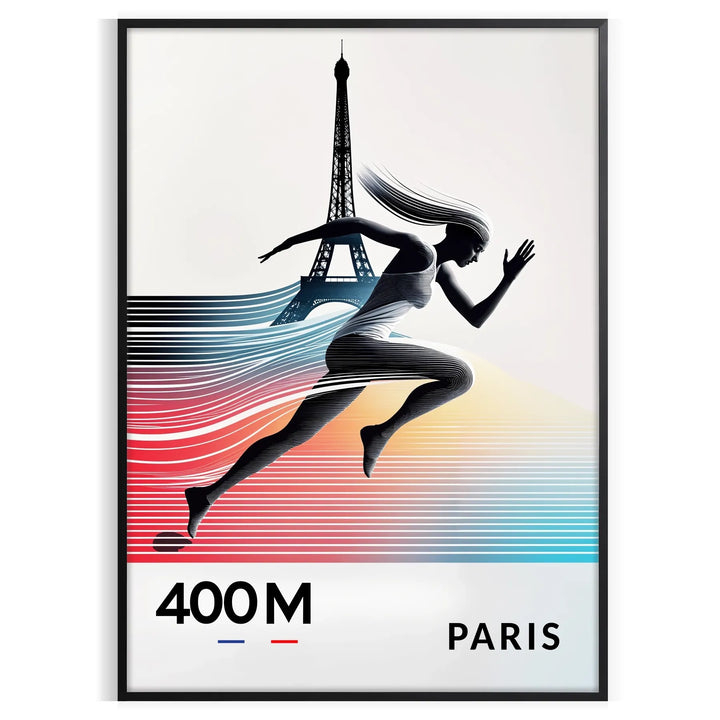 400 Mètres Paris Poster