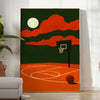 Poster vintage di basket 