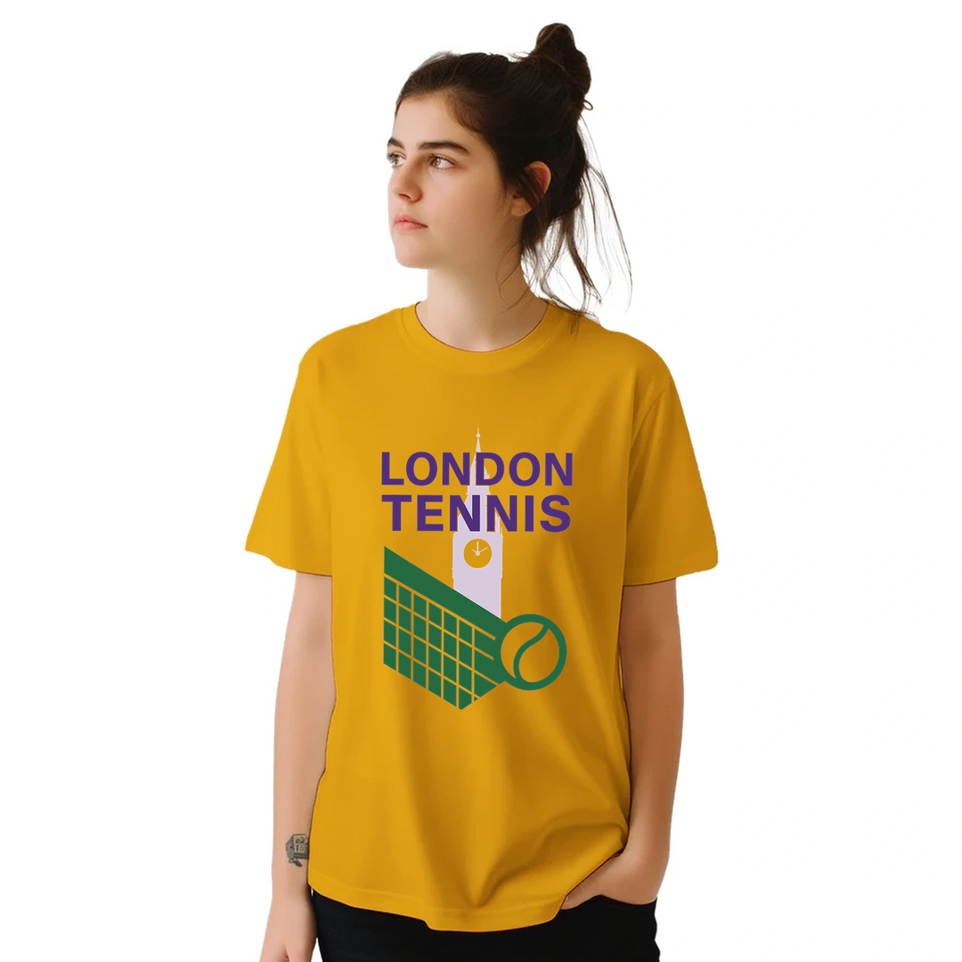 ロンドンテニスTシャツは、スポーツとファッションを愛する人々に最適なスタイリッシュなデザインです。サイズはSからXXLまで揃っています。