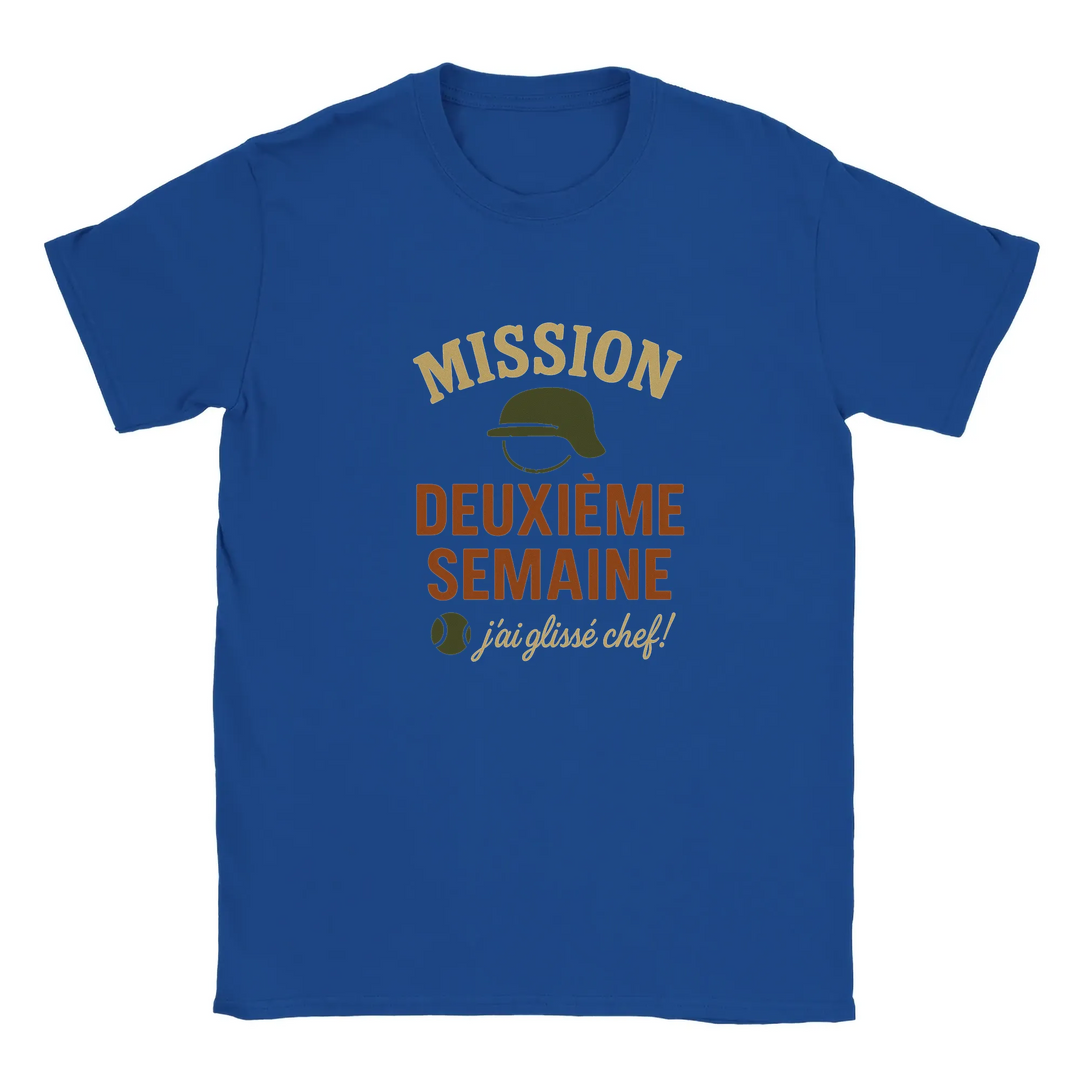 Image Navy de Mission 2eme Semaine Tennis Tshirt 3