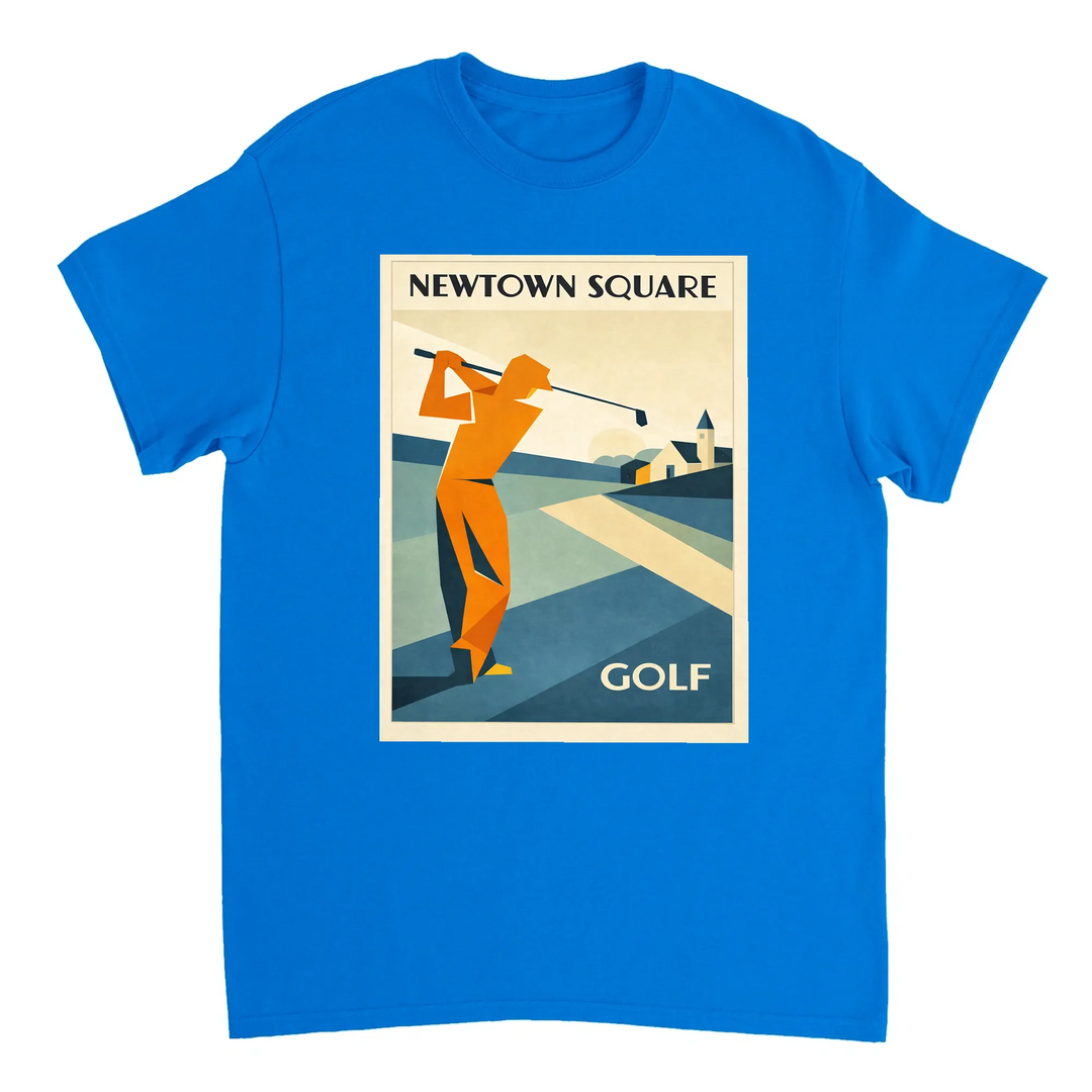 T-shirt style course Newtown Square United States golf t shirt eye tee unique design perfect passionate golfers fans yours today comfort durability premium cotton wear