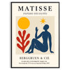 vibrant beauty Matisse Papiers Découpés 10 stunning white orange poster art lovers Henri iconic cutouts life ideal size A4 cm A0 space today
