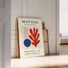 vibrant elegance Matisse poster iconic Papiers Découpés stunning gray orange tones wall art addition framed prints essence Henri space A4 cm A0