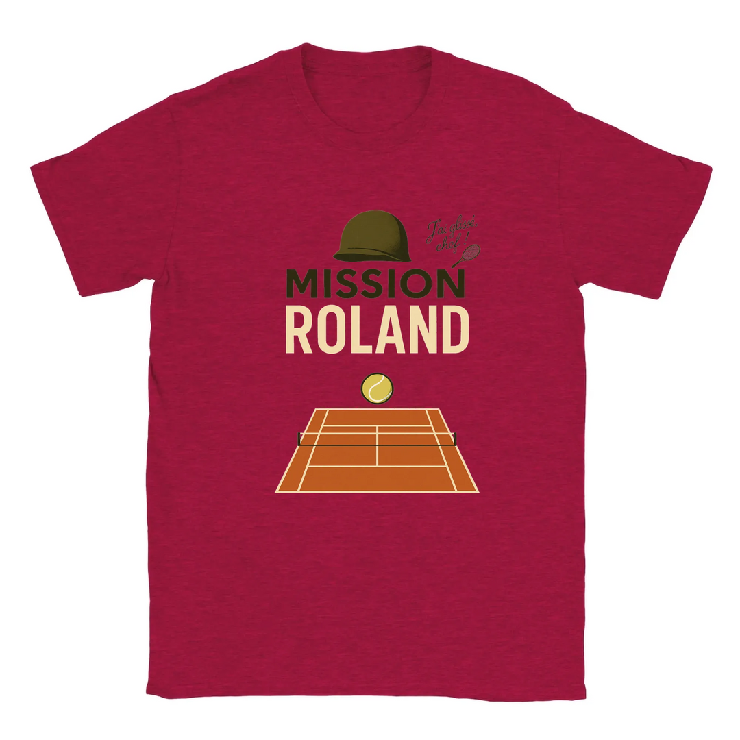 Stylisches Mission Roland Tennis T-Shirt für Tennisliebhaber, aus weicher, atmungsaktiver Baumwolle für ganztägigen Komfort
