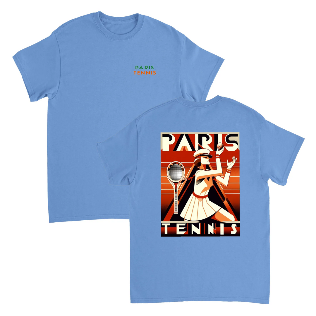 パリのテニスTシャツ。テニス愛好家とファッション好きに最適なスタイルを提供します。エレガントなデザインで、コート内外での印象を与えます。サイズはSからXXLまで。