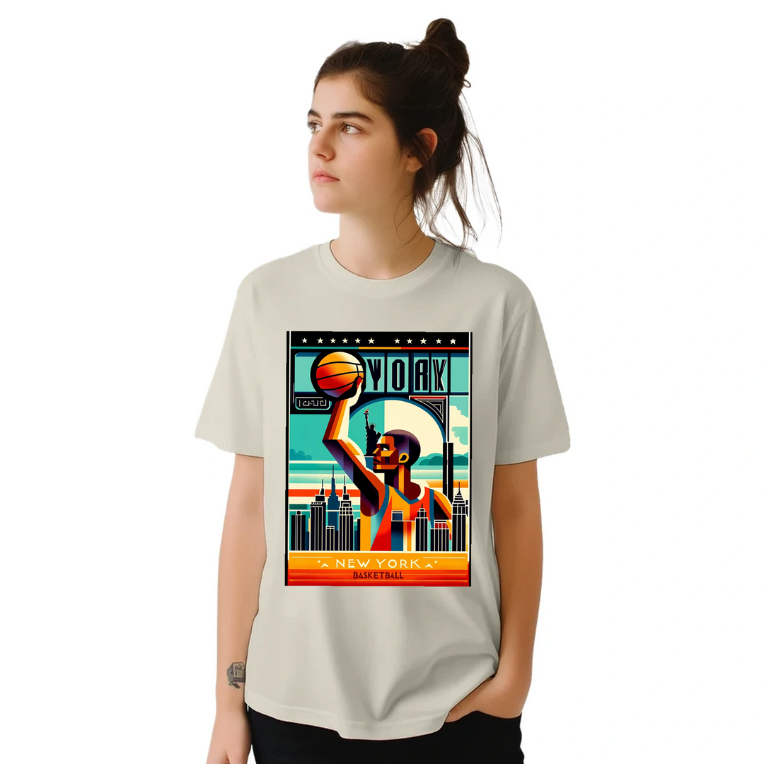 T-shirt street style New York Basketball T shirt trendy tee bold design spirit city iconic heritage fans fashion lovers today available M L XL XXL