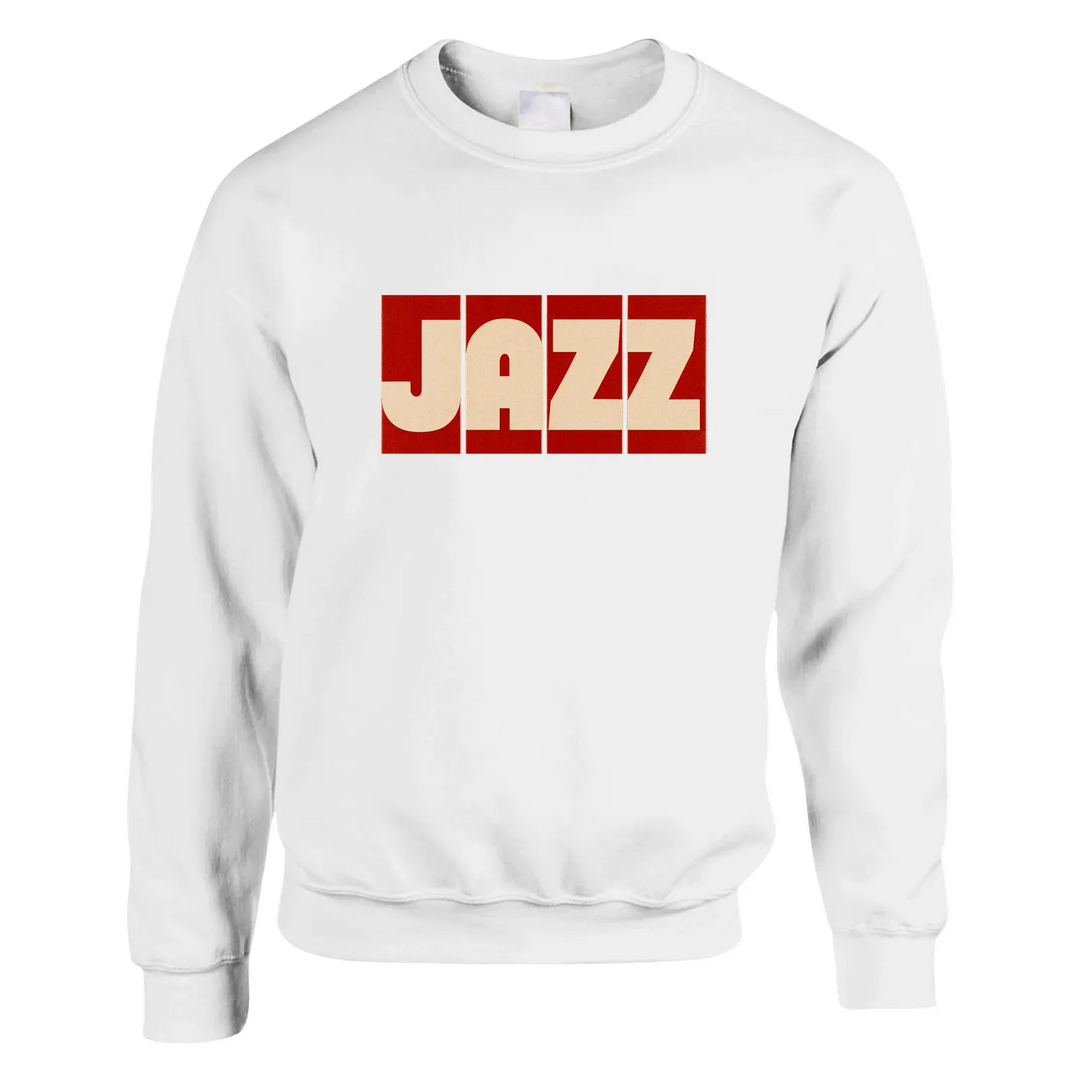 Suéter Jazz Music 2, cómodo y suave, mezcla de 50% algodón y 50% poliéster, ideal para un estilo relajado y diario