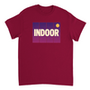 Camiseta de ténis indoor, perfeita para entusiastas do desporto, feita em algodão durável e confortável