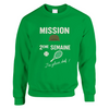Maglione unisex Mission 2Eme Semaine Tennis in morbido cotone e poliestere, con taglio classico e finitura anti-pilling