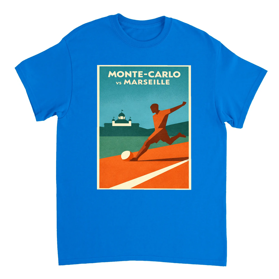 T-shirt love Monte Carlo football stylish t shirt unique design Monaco vibrant culture game days casual outings tee comfort style today passion multiple sizes M L XL XXL