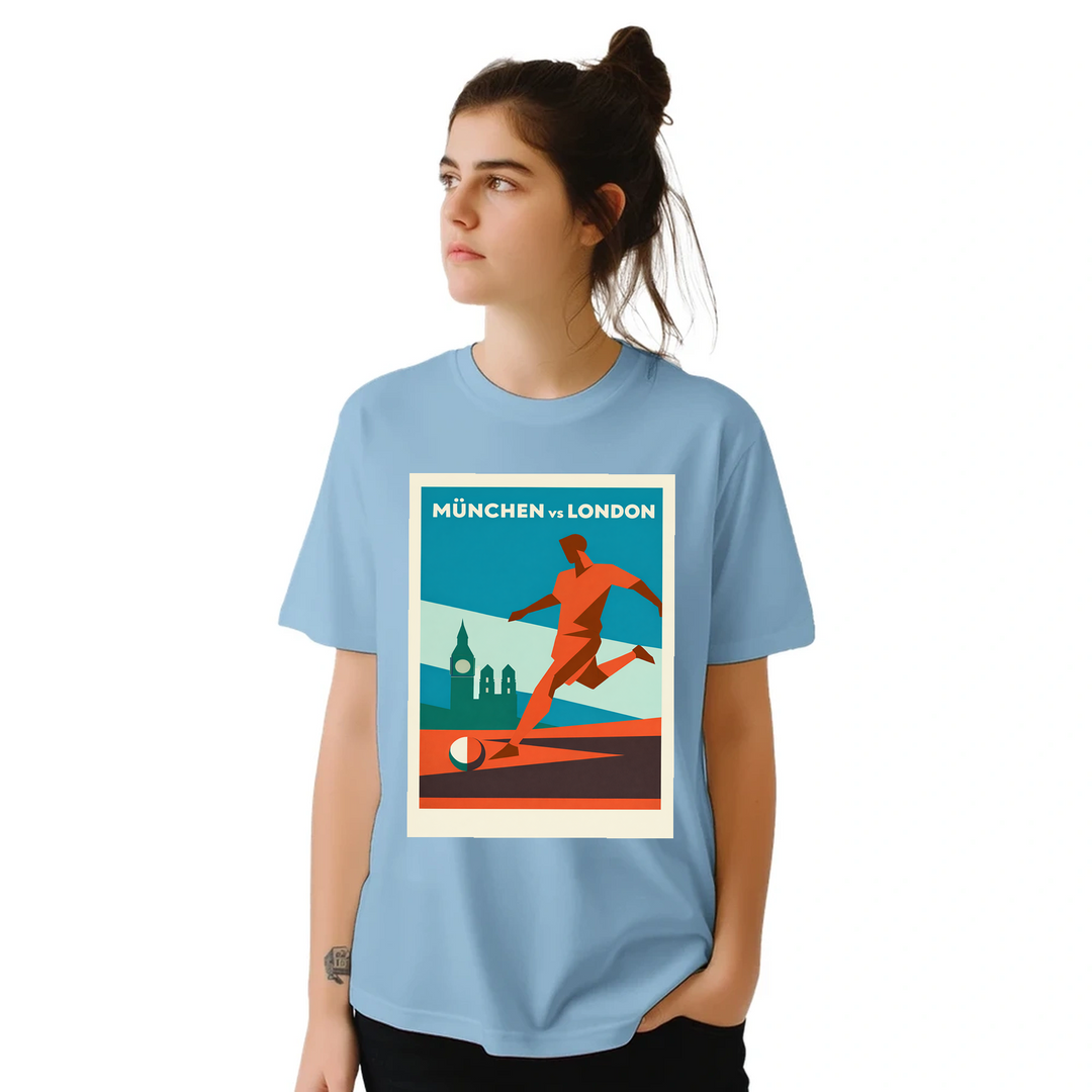 T-shirt love Munich legendary football scene stylish Germany T shirt comfort tee perfect matches casual outings yours today passion sizes available M L XL XXL