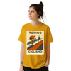 Image Gold de Turin Italy Cyclisme Tshirt [color:gold] [view:front]
