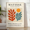 space vibrant Matisse Papiers Découpés 4 poster stunning orange red hues Henri essence cutouts masterful print art lovers wall available embellished bare