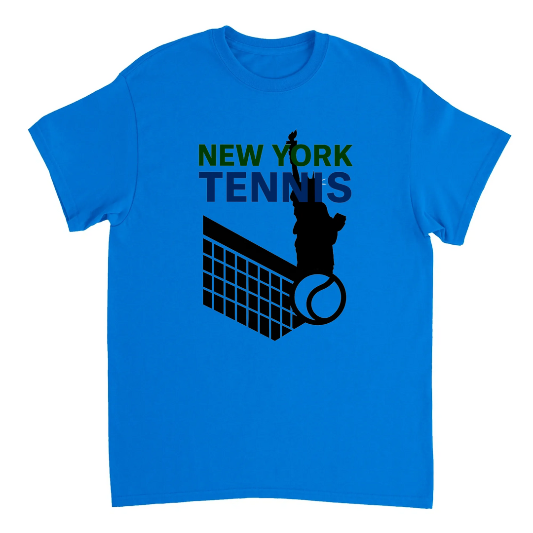 Image Blue de New York Tennis Tshirt 8 [color:blue] [view:front]