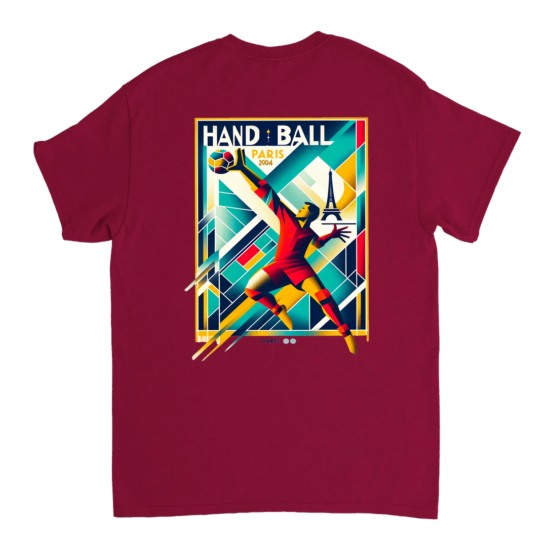 Handball Paris T-shirt med stilren design som hyllar handbollen och Paris. Finns i storlekarna S till XXL