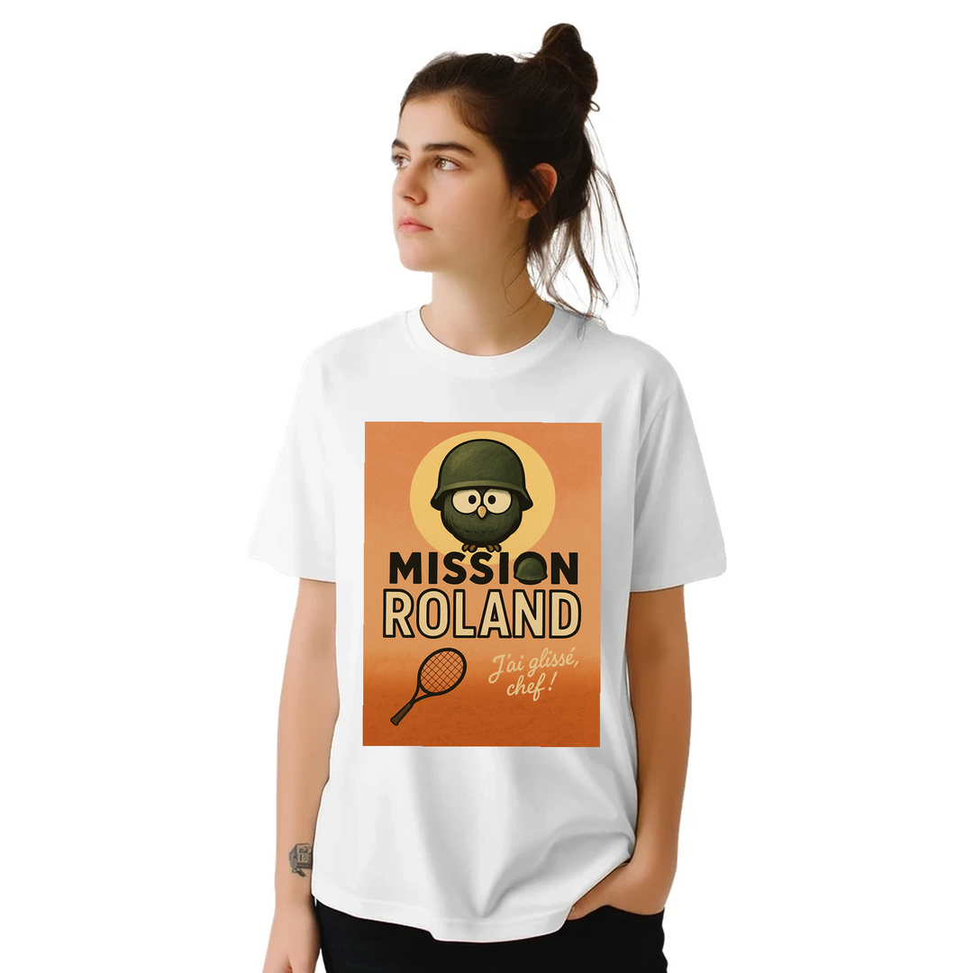 T-shirt T - shirt exclusif Roland Tennis 3 parfait tous passionnés unique confort style idéal amour sport court maintenant sensation disponibles S M L XL XXL