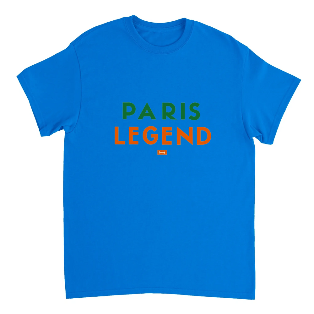 T-shirt style Tennis Paris Legend 2 t shirt sports enthusiasts fashion lovers tee vibrant design culture City Lights love game soft breathable cotton fabric
