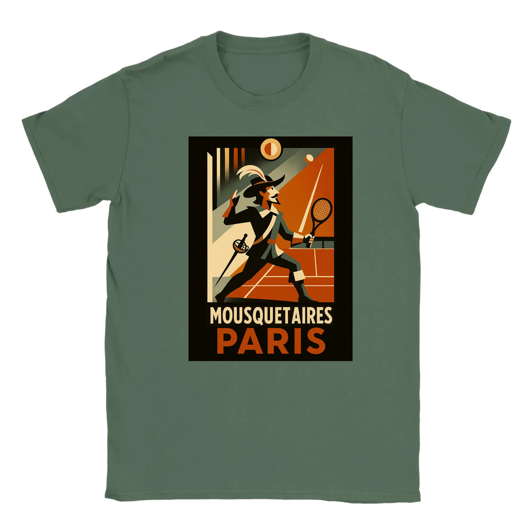 Image Military de Mousquetaires Paris Tennis Tshirt