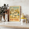 vibrant touch child room playful poster quirky kid elephant rhino judo New York charming design pops shades gray green yours today little one imagination sizes A4 cm A0