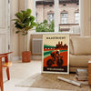 captivante cyclisme Maastricht teintes vibrantes rouge orange passionnés vélo paysages néerlandais poster dimensions 50x70 cm disponibles A4 A0