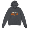 Hoodie Tennis Paris Legend ultimate comfort style thick pullover 50 % cotton polyester blend hood drawstring air jet fabric softness front pocket cuffs spandex waistband