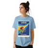 T-shirt Liège Belgium Cyclisme, ιδανικό για ποδηλάτες και καθημερινές εμφανίσεις, διαθέσιμο σε S, M, L, XL, XXL