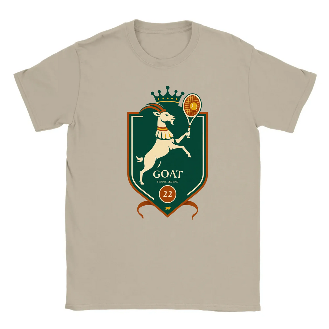 T-shirt T exclusif Tennis GOAT Rafa passion style amateurs - chemise célèbre légende court toutes occasions confort unique douceur coton naturel